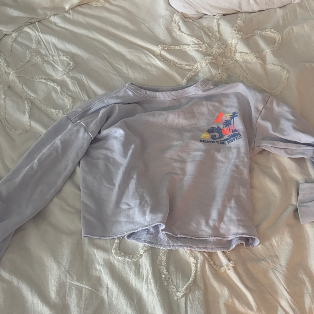 GAP Kids Light Purple Graphic Sweatshirt
